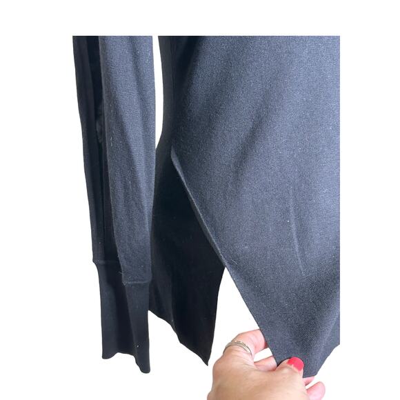 Nic+Zoe Black Flash Of Lace Boat Neck Sweater size small - Picture 13 of 13